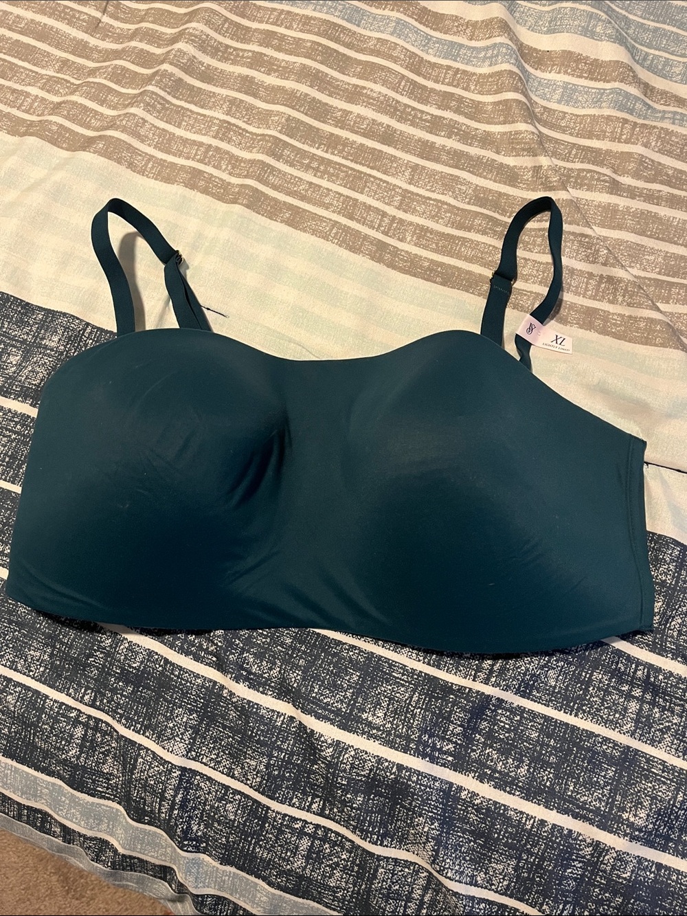 Victoria's Secret Teal Convertible Strapless Bra